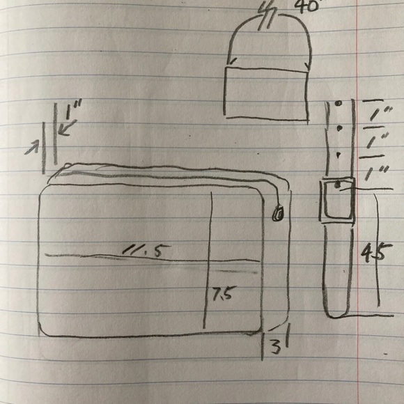 LOUIS VUITTON Authentic Bandouliere Shoulder Bag Vintage M51364 LV Auth th1914 - Picture 10 of 12